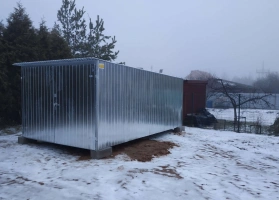 Garagen aus verzinktem Blech					 38