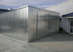 Garagen aus verzinktem Blech					 65