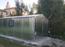 Garagen aus verzinktem Blech					 28