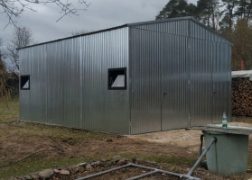 Garagen aus verzinktem Blech					 61