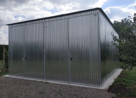 Garagen aus verzinktem Blech					 39