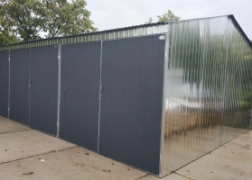 Garagen aus verzinktem Blech					 30