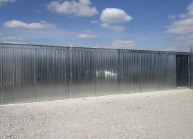 Garagen aus verzinktem Blech					 48