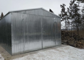 Garagen aus verzinktem Blech					 41