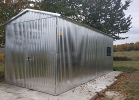 Garagen aus verzinktem Blech					 32