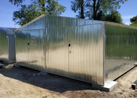 Garagen aus verzinktem Blech					 7