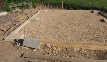 Fundament + Betonfüße