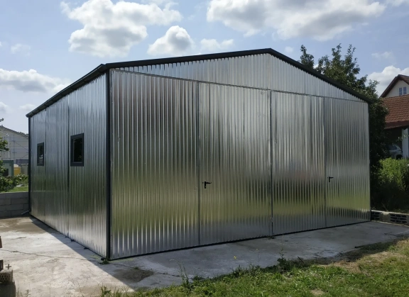 Garagen aus verzinktem Blech					 55