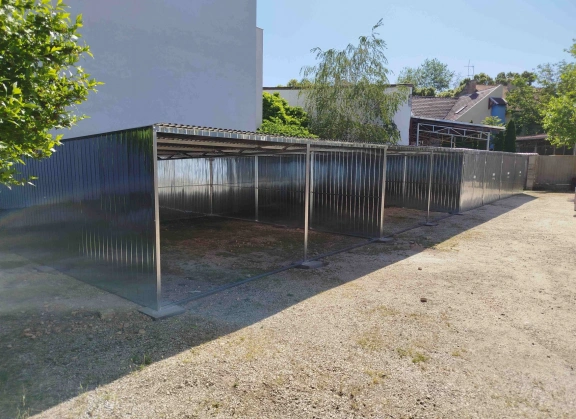 Garagen aus verzinktem Blech					 70